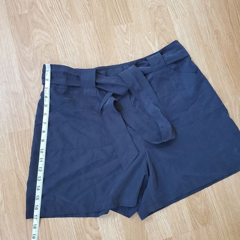 🌻VINCE CAMUTO🌻 Belted High Waist Shorts - [Size 12 * Black] - Picture 4 of 8